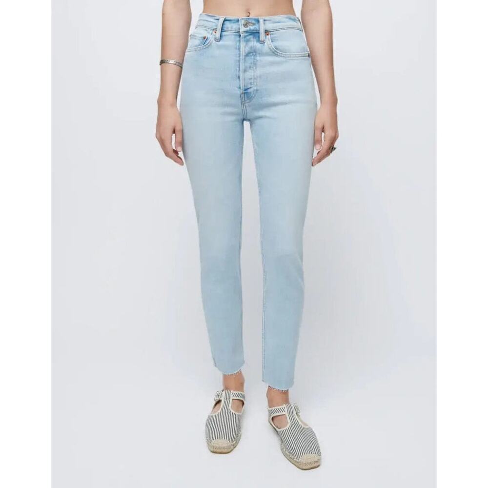 RE/DONE - Comfort Stretch 90’S High Rise Ankle Crop Size 29